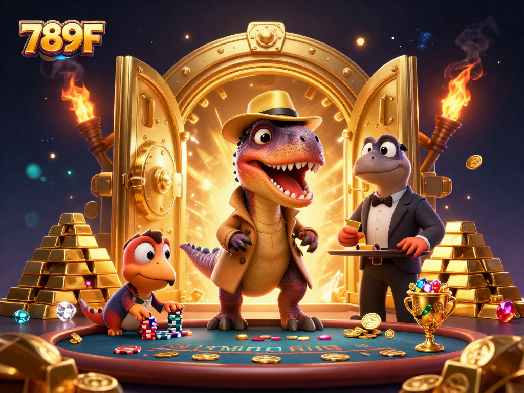 Experience the thrill at 789F with unique gambling characters and dynamic casino atmosphere.
