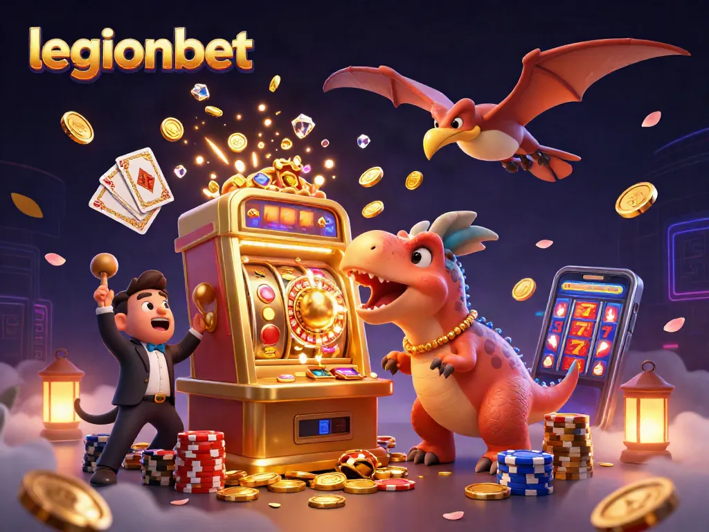 Experience the thrill of legionbet with dynamic jackpots and playful characters in a vibrant casino atmosphere.