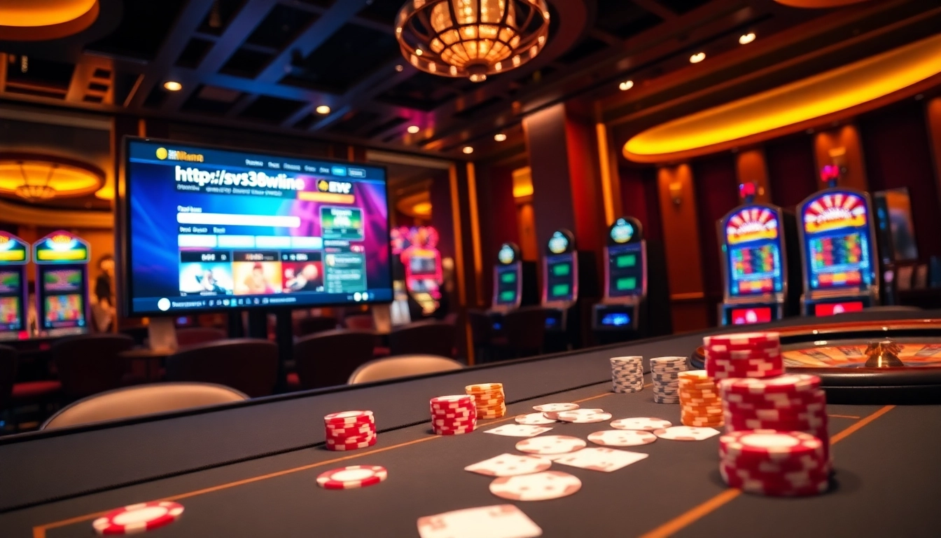 Experience the excitement of online gambling at https://sv388win.live with vibrant casino visuals.