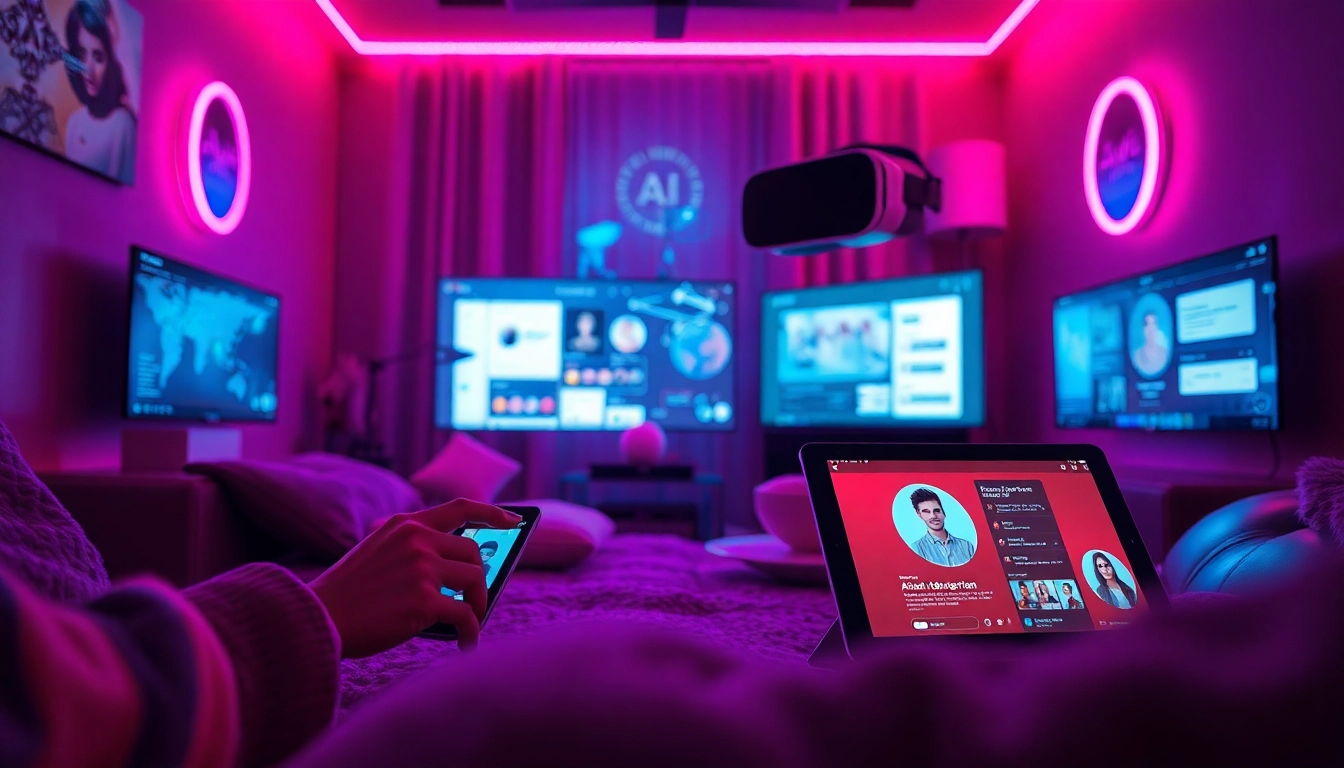 Explore the engaging world of nsfw ai platforms with modern tech visuals and creative interactions.