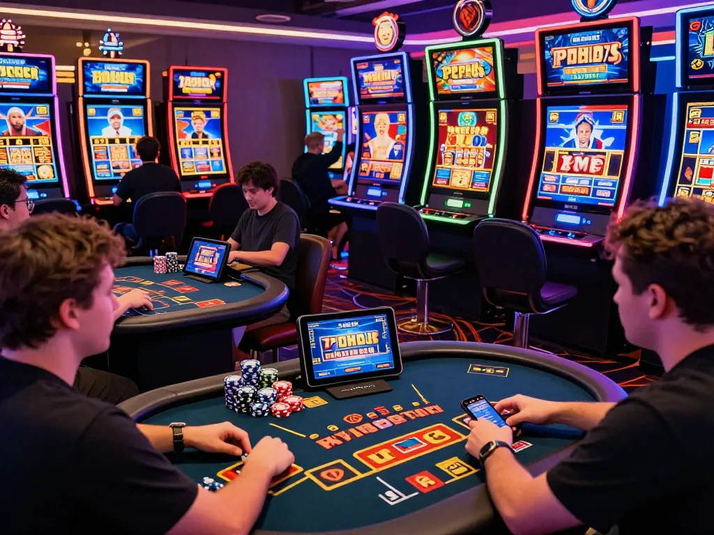 Players enjoying thrilling games at 789club online casino with vibrant graphics and interactive elements.