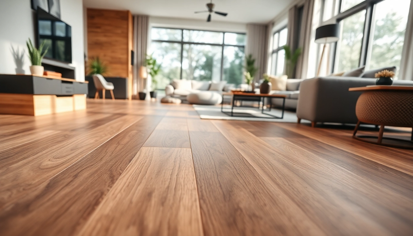 Find premium flooring near me, showcasing luxury vinyl flooring in a stylish home setting.