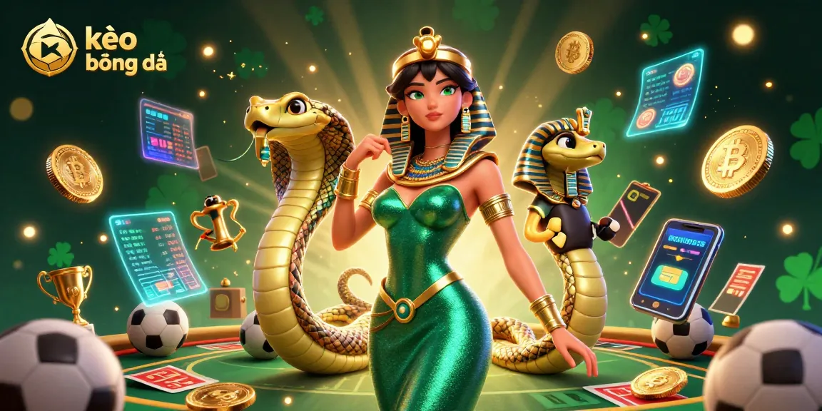 Bet on thrilling kèo bóng đá with a captivating 3D sports betting illustration.