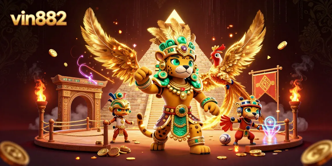 Play exciting games at vin882, featuring vibrant casino action and dynamic characters.