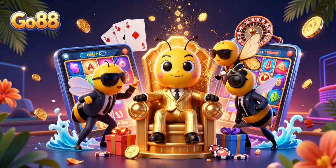 Experience exciting gaming moments at Go88 with vibrant slots and dynamic characters.
