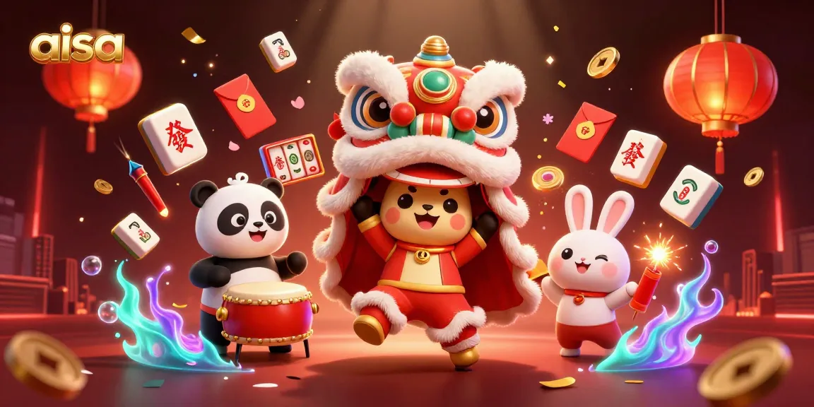 Engage in thrilling slots with the vibrant aisa lion dance scene filled with unique gaming elements.