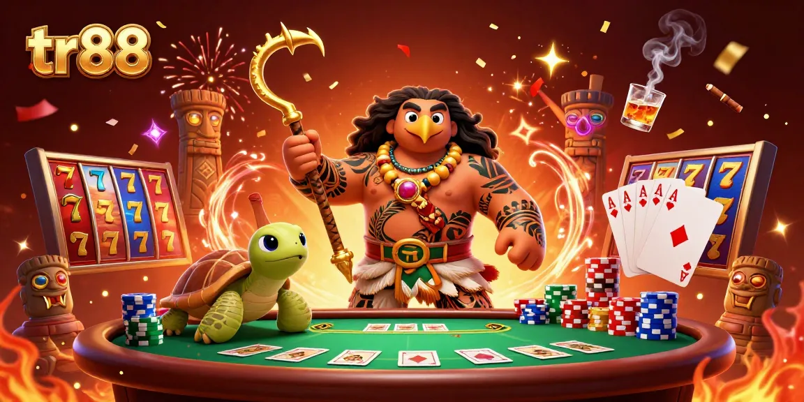 tr88 immerses players in exciting online gambling with vibrant elements and engaging characters.