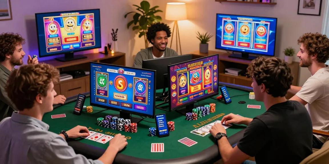 UK players enjoying credit card casino games at home, showcasing vibrant gameplay and modern living spaces on https://euf.co.uk.