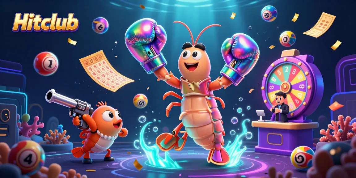 Experience thrilling action at Hitclub with vibrant lottery elements and unique character dynamics.